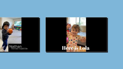 Lola and Nathan - young Make:able end users.